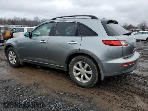 2005 Infiniti FX z VIN JNRAS08W45X205908, wystawiony jako Copart lot #85388704 z przebiegiem 233 492 mil mil oraz Tytuł czysty. Historia ofert i sprzedaży dostępna na DreamBid. Obrazek 2.