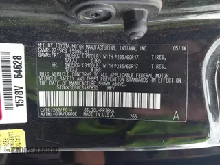 2014 Toyota Sienna LE AAS with VIN 5TDKK3DC0ES487830, listed as a IAAI auction lot 42216342 with 155,973 mi miles and . Bid and sale history available at carsss.com. Image 9.