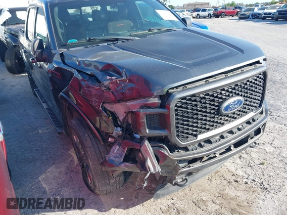 2018 Ford F-150 XL with VIN 1FTEW1EP9JFE03456, listed as a IAAI auction lot 41741500 with 104,123 mi miles. Bid and sale history available at carsss.com. Image 6.