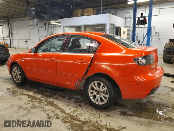 2008 Mazda 3 i Sport with VIN JM1BK32F281790185, listed as a Copart auction lot 45004935 with 147,659 mi miles and Salvage Title. Bid and sale history available at DreamBid. Image 2.