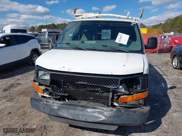2009 Chevrolet Express Cargo Van with VIN 1GCGG25C091119716, listed as a IAAI auction lot 41398957 with NaN miles. Bid and sale history available at carsss.com. Image 12.