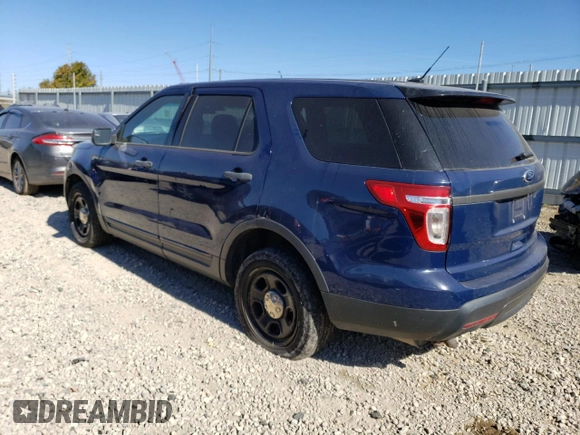 2015 Ford Utility Police Interceptor with VIN 1FM5K8AR7FGB20028, listed as a Copart auction lot 75304944 with 154,195 mi miles and Clean Title. Bid and sale history available at carsss.com. Image 2.