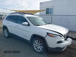 2017 Jeep Cherokee Limited with VIN 1C4PJMDB6HW555493, listed as a IAAI auction lot 41799350 with 92,591 mi miles. Bid and sale history available at carsss.com. Image 1.
