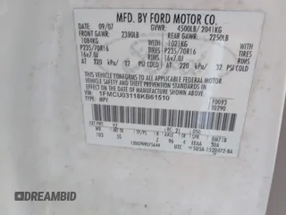 2008 Ford Escape XLT с VIN 1FMCU03118KB61510, выставлен на аукционе IAAI как лот 42626112 с пробегом 185 662 миль миль и . История ставок и продаж доступна на DreamBid. Изображение 9.