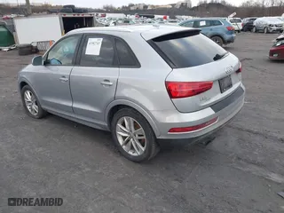 2017 Audi Q3 Premium with VIN WA1ECCFS1HR014286, listed as a IAAI auction lot 41582743 with 105,585 mi miles. Bid and sale history available at carsss.com. Image 3.