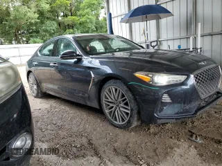 2020 Genesis G70 2.0T with VIN KMTG34LA2LU047675, listed as a Copart auction lot 59185575 with 117,385 mi miles and Non repairable. Bid and sale history available at DreamBid. Image 4.