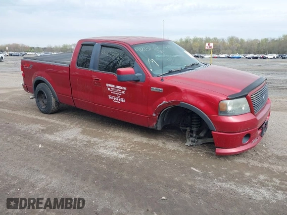 2008 Ford F-150 STX with VIN 1FTRX12W48KC19733, listed as a IAAI auction lot 41213502 with 240,267 mi miles and . Bid and sale history available at carsss.com. Image 1.
