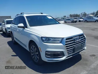 2017 Audi Q7 Premium Plus z VIN WA1LAAF71HD006604, wystawiony jako IAAI lot #42236219 z przebiegiem 100 375 mil mil oraz . Historia ofert i sprzedaży dostępna na DreamBid. Obrazek 1.
