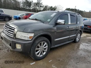 2008 Infiniti QX56 with VIN 5N3AA08D38N900840, listed as a Copart auction lot 42412755 with 0 mi miles and Salvage Title. Bid and sale history available at carsss.com. Image 1.