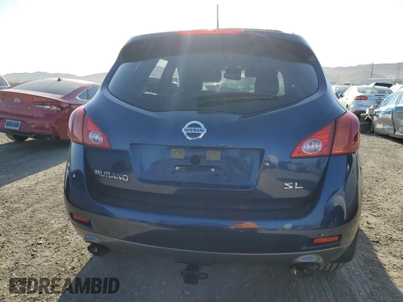 2010 Nissan Murano S with VIN JN8AZ1MU3AW009422, listed as a Copart auction lot 59988074 with 0 mi miles and Salvage Title. Bid and sale history available at carsss.com. Image 6.
