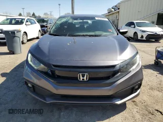2019 Honda Civic Sport with VIN 2HGFC2F80KH565567, listed as a Copart auction lot 52384625 with 89,947 mi miles and Salvage title. Bid and sale history available at DreamBid. Image 5.