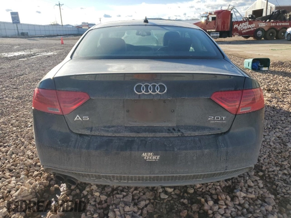 2016 Audi A5 Premium Plus with VIN WAUM2AFR3GA015164, listed as a Copart auction lot 46110405 with 113,804 mi miles and Salvage Title. Bid and sale history available at carsss.com. Image 6.