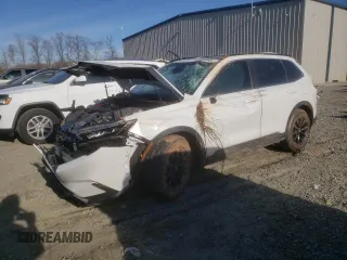 2024 Honda CR-V Sport-L with VIN 7FARS5H85RE009398, listed as a Copart auction lot 46808605 with 23,926 mi miles and Salvage Title. Bid and sale history available at DreamBid. Image 1.