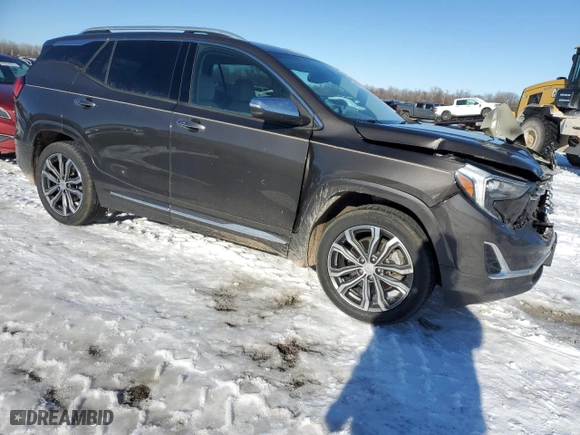 2019 GMC Terrain Denali with VIN 3GKALSEX1KL263007, listed as a Copart auction lot 88470195 with 75,081 mi miles and Salvage Title. Bid and sale history available at carsss.com. Image 4.