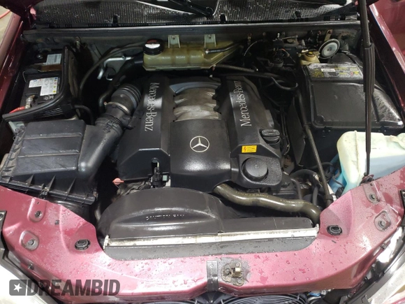 1998 Mercedes-Benz M-Class with VIN 4JGAB54E1WA034383, listed as a Copart auction lot 80363374 with 122,125 mi miles and Salvage Title. Bid and sale history available at carsss.com. Image 11.