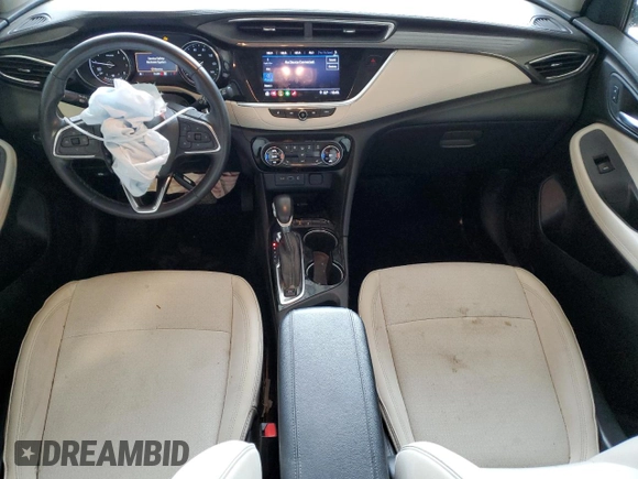 2021 Buick Encore GX Select with VIN KL4MMESL9MB161512, listed as a Copart auction lot 50664255 with 74,489 mi miles and Salvage title. Bid and sale history available at DreamBid. Image 8.
