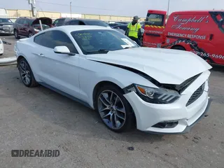 2016 Ford Mustang EcoBoost with VIN 1FA6P8TH0G5228217, listed as a IAAI auction lot 41806265 with 111,061 mi miles. Bid and sale history available at carsss.com. Image 1.