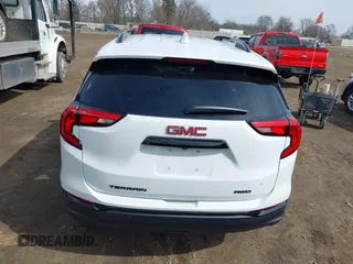 2021 GMC Terrain SLT with VIN 3GKALVEV5ML383329, listed as a IAAI auction lot 41833925 with 37,439 mi miles and . Bid and sale history available at carsss.com. Image 16.
