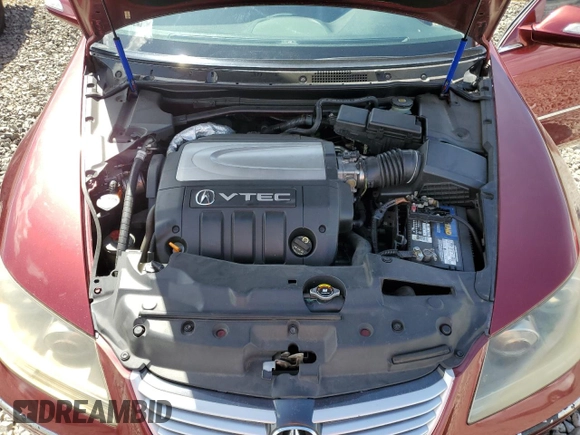 2006 Acura RL with VIN JH4KB16546C000035, listed as a Copart auction lot 57074865 with 206,692 mi miles and Salvage title. Bid and sale history available at DreamBid. Image 11.