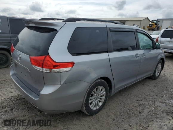 2012 Toyota Sienna XLE AAS with VIN 5TDYK3DCXCS278957, listed as a Copart auction lot 54218945 with 92,126 mi miles and Salvage Title. Bid and sale history available at carsss.com. Image 3.