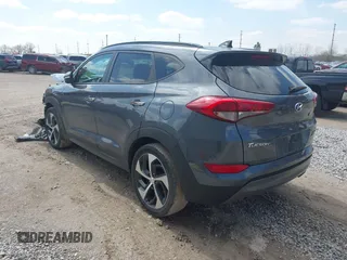 2016 Hyundai Tucson Eco with VIN KM8J3CA2XGU103017, listed as a IAAI auction lot 41897807 with 95,722 mi miles. Bid and sale history available at carsss.com. Image 3.