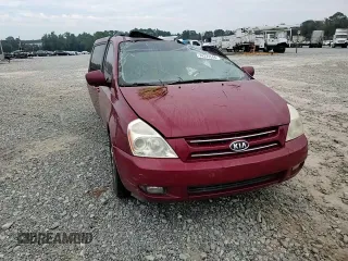 2008 Kia Sedona EX with VIN KNDMB233686265088, listed as a Copart auction lot 74372544 with 0 mi miles and Salvage Title. Bid and sale history available at carsss.com. Image 12.