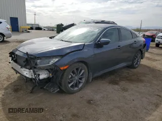 2021 Honda Civic Sedan EX with VIN 19XFC1F32ME013564, listed as a Copart auction lot 50662605 with 25,491 mi miles and Salvage Title. Bid and sale history available at carsss.com. Image 1.