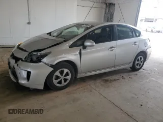 2012 Toyota Prius One with VIN JTDKN3DU7C1590009, listed as a Copart auction lot 57789535 with 105,928 mi miles and Salvage title. Bid and sale history available at DreamBid. Image 1.