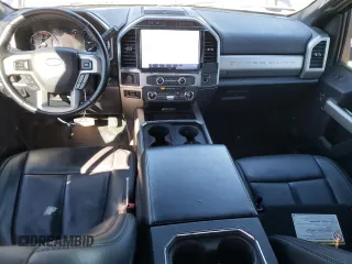 2022 Ford Super Duty F-450 DRW XL with VIN 1FT8W4DT9NEE32836, listed as a Copart auction lot 48166785 with 55,679 mi miles and Salvage Title. Bid and sale history available at carsss.com. Image 8.