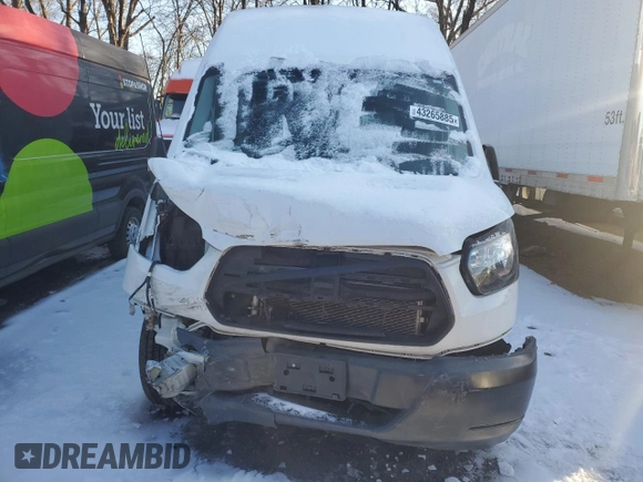 2017 Ford Transit with VIN 1FTBW2XM2HKB21558, listed as a Copart auction lot 43265885 with Not Provided miles and Salvage Title. Bid and sale history available at DreamBid. Image 5.