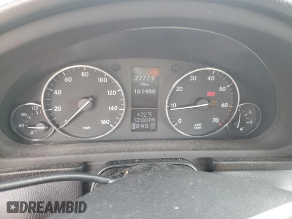 2005 Mercedes-Benz C 230 Kompressor with VIN WDBRF40J95F705498, listed as a Copart auction lot 50466115 with 161,488 mi miles and Salvage title. Bid and sale history available at DreamBid. Image 9.
