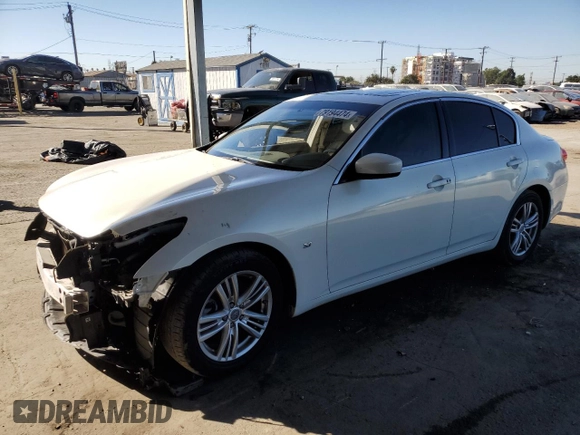 2015 Infiniti Q40 with VIN JN1CV6AP7FM502358, listed as a Copart auction lot 79194474 with Not Provided miles and Salvage Title. Bid and sale history available at DreamBid. Image 1.
