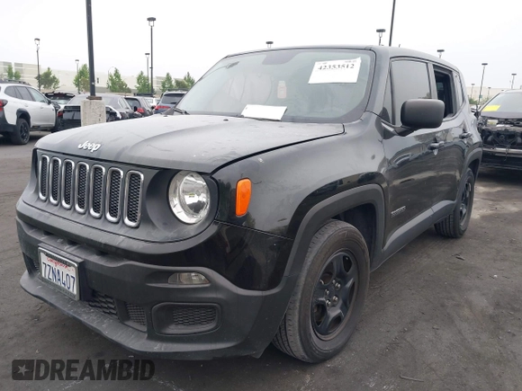 2017 Jeep Renegade Sport z VIN ZACCJAAB8HPF47233, wystawiony jako IAAI lot #42353512 z przebiegiem 88 850 mil mil oraz . Historia ofert i sprzedaży dostępna na DreamBid. Obrazek 17.