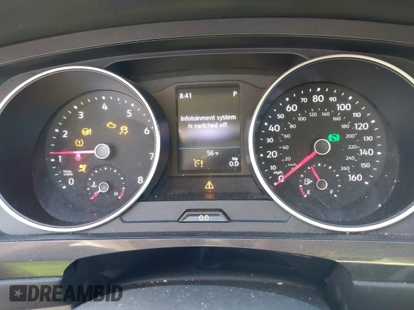 2021 Volkswagen Tiguan S with VIN 3VV0B7AX5MM000806, listed as a IAAI auction lot 40648538 with 38,224 mi miles and . Bid and sale history available at DreamBid. Image 7.