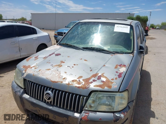 2006 Mercury Mariner Convenience with VIN 4M2YU56ZX6DJ04338, listed as a IAAI auction lot 42564945 with 99,570 mi miles and . Bid and sale history available at DreamBid. Image 6.
