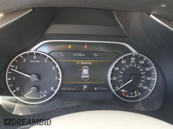 2017 Nissan Murano Platinum with VIN 5N1AZ2MG0HN124034, listed as a Copart auction lot 48555315 with 105,538 mi miles and Non Repairable. Bid and sale history available at DreamBid. Image 9.