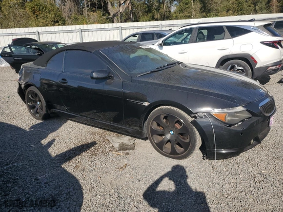 2006 BMW 6 Series 650Ci with VIN WBAEK13426CN77735, listed as a Copart auction lot 43308245 with 87,584 mi miles and Salvage Title. Bid and sale history available at carsss.com. Image 4.