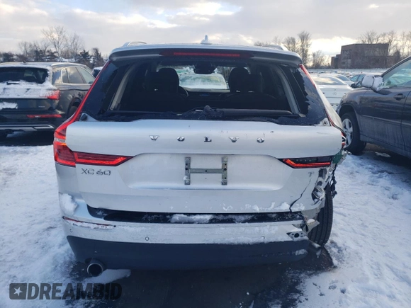 2019 Volvo XC60 Momentum with VIN YV4A22RK7K1328573, listed as a Copart auction lot 89158485 with 34,410 mi miles and Salvage title. Bid and sale history available at DreamBid. Image 6.