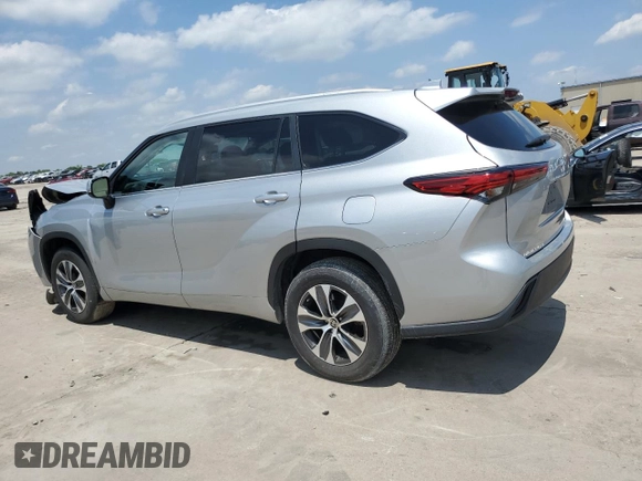 2023 Toyota Highlander L with VIN 5TDKDRAH6PS030892, listed as a Copart auction lot 56063635 with 74,766 mi miles and Salvage title. Bid and sale history available at DreamBid. Image 2.