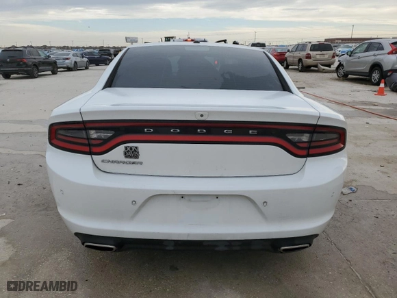 2019 Dodge Charger SXT with VIN 2C3CDXBG0KH695782, listed as a Copart auction lot 48226255 with 0 mi miles and Salvage Title. Bid and sale history available at carsss.com. Image 6.
