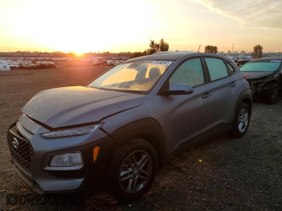 2020 Hyundai Kona SE with VIN KM8K12AA5LU579536, listed as a Copart auction lot 70356342 with 61,940 mi miles. Bid and sale history available at carsss.com. Image 1.