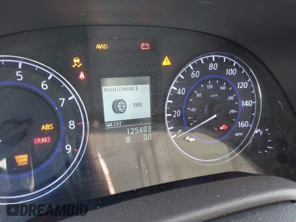 2012 Infiniti G25 x with VIN JN1DV6AR2CM860727, listed as a IAAI auction lot 39649051 with 125,483 mi miles and . Bid and sale history available at DreamBid. Image 7.