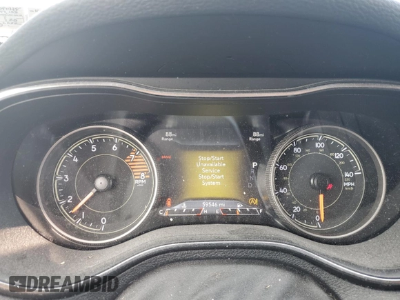 2019 Jeep Cherokee Trailhawk z VIN 1C4PJMBXXKD471338, wystawiony jako Copart lot #59880765 z przebiegiem 59 546 mil mil oraz Szkoda całkowita • Salvage title. Historia ofert i sprzedaży dostępna na DreamBid. Obrazek 9.
