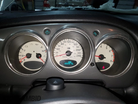 2005 Chrysler PT Cruiser with VIN 3C3EY55X05T581984, listed as a Copart auction lot 81927414 with 180,875 mi miles and Clean Title. Bid and sale history available at DreamBid. Image 9.