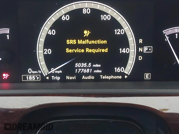 2012 Mercedes-Benz S 550 with VIN WDDNG9EBXCA443941, listed as a IAAI auction lot 40790743 with 177,681 mi miles and . Bid and sale history available at DreamBid. Image 14.
