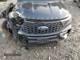 2022 Ford Explorer ST-Line with VIN 1FMSK8KH9NGB05344, listed as a Copart auction lot 86630064 with 25,775 mi miles and Salvage Title. Bid and sale history available at carsss.com. Image 13.