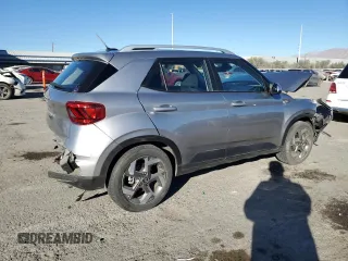 2023 Hyundai Venue Limited z VIN KMHRC8A34PU257280, wystawiony jako Copart lot #87648825 z przebiegiem 27 795 mil mil oraz Szkoda całkowita • Salvage title. Historia ofert i sprzedaży dostępna na DreamBid. Obrazek 3.