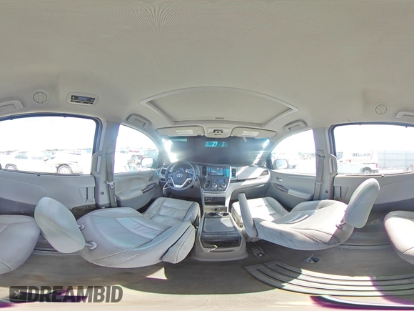 2015 Toyota Sienna XLE with VIN 5TDYK3DC5FS591662, listed as a Copart auction lot 53437195 with 169,247 mi miles and Salvage Title. Bid and sale history available at carsss.com. Image 16.
