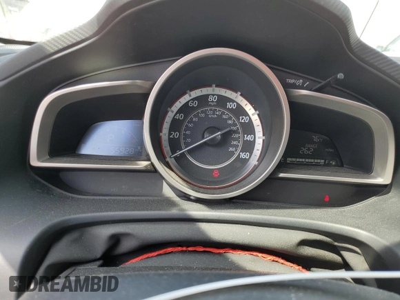 2016 Mazda 3 i Touring with VIN JM1BM1L75G1282071, listed as a Copart auction lot 48818925 with 55,928 mi miles and Salvage Title. Bid and sale history available at DreamBid. Image 9.