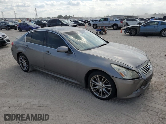 2007 Infiniti G35 Journey with VIN JNKBV61E47M724587, listed as a Copart auction lot 71555124 with 146,964 mi miles and Salvage Title. Bid and sale history available at DreamBid. Image 4.